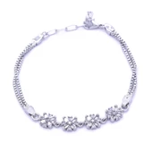 316L Çelik Zirkon Taşlı  Kadın Bileklik BLK-795 thumbnail 2