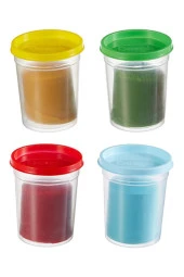4 Renk Oyun Hamuru Ana Renkler 4x120 gr 1 Paket Monalisa Oyun Hamur Seti Okul Öncesi Kreş Anasınıfı - 2