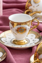 Acar Zaira 6 Kişilik Kahve Fincanı Takımı - 90 Ml - 3