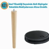 Ahşap Mobilya Koltuk Kanepe Sehpa Masa Ayağı Ayakları M8 Civatalı 35 cm + Bağlantı Aparatlı 8'li Set thumbnail 4