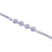 316L Çelik Zirkon Taşlı Şekilli Kadın Bileklik BLK-796 thumbnail 4