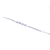 316L Çelik Zirkon Taşlı Şekilli Kadın Bileklik BLK-796 thumbnail 5