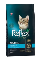 Reflex Plus Sterilised Somonlu Kısırlaştırılmış Kedi Maması 8kg thumbnail 1