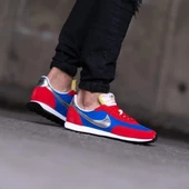 Nike Waffle Trainer 2 SP Mens Hyper Royal Metallic Silver Red Blue DC2646-400 - 2
