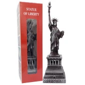 Vintage Metal USA Özgürlük Heykeli Gümüş 32 cm thumbnail 1