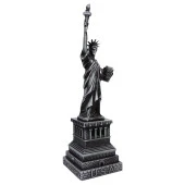 Vintage Metal USA Özgürlük Heykeli Gümüş 32 cm thumbnail 5