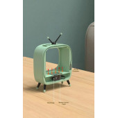 TechTic Tv Şekilli Işıklı Mini Akvaryum Beta Balık Tankı Led Aydınlatma Termostatik Isıtma Vintage thumbnail 10