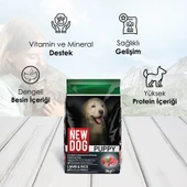 NewDog Kuzu Etli & Pirinçli Yavru köpek Maması 3 Kg - 3
