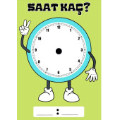 Saat Öğrenme Seti (Kes-Yapıştır-Yaz-Sil) - 5