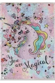 Unicorn A5 Boy Simli Ve Sulu Kapaklı Defter Mls-302 - 1