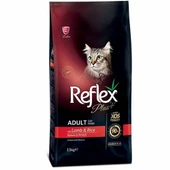 Reflex Plus Kuzulu ve Pirinçli Yetişkin Kedi Maması 15 Kg - 1