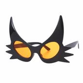 Siyah Renk Bıyık Tasarımlı Kedi Gözlüğü 19x11 cm - 1