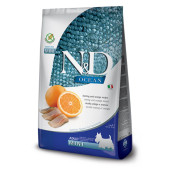 Nd ocean tahılsız mini adult 2,5kg ringa balığı ve portakallı yetişkin köpek maması - 1