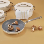 Schafer Moonlight Seramik Tencere Seti 7 Parça-Krem - 3