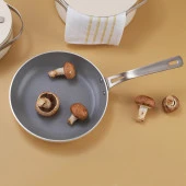 Schafer Moonlight Seramik Tencere Seti 7 Parça-Krem - 4