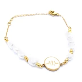 Altın Kaplama İnci Kadın Bileklik BLK-1003 thumbnail 4