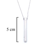 316L Çelik Oval Uzun Erkek Kolye  60 cm EKLY-107 - 3