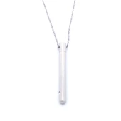 316L Çelik Oval Uzun Erkek Kolye  60 cm EKLY-107 - 1