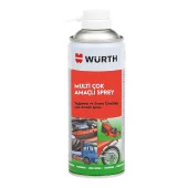Würth Yağlayıcı Yağlama Paslanma Koruyucu Multi Çok Amaçlı Sprey 400 ml Gıcırtı Pas Giderici thumbnail 2