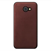 General Mobile GM 6 360 Derece Slim Premium Deri Görünümlü Silikon Kılıf Kahverengi - 1