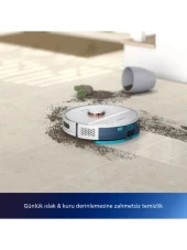 Philips HomeRun 3000 Serisi Aqua XU3000/02 Beyaz Akıllı Robot Süpürge - 8
