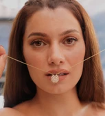 Çelik Kolye, Yonca Kolye Altın Kaplama Kadın Kolye KLY-396 thumbnail 2