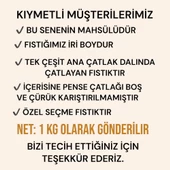 Taze kavrulmuş 1. Kalite duble fıstık 1 kg - 2