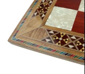 Sedef İşlemeli Satranç Tahtası 44,5 cm x 44,5 cm - 4