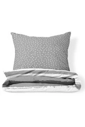 Borgo - Gri Çift Kişilik Nevresim Seti thumbnail 1