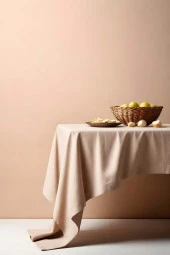 Klasik Yuvarlak Masa Örtüsü 160 cm - 3