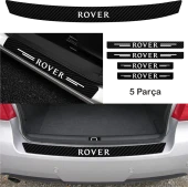 Rover İçin Uyumlu  Aksesuar Oto Bağaj Ve Kapı Eşiği özel yeni sticker Set Karbon - 1