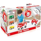 DOLU KUTULU İTFAİYE KAMYONU 38 CM 7022 thumbnail 3