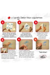 Dünya 5'Ten Büyüktür Tükçe Ingilizce Yazılı Beyaz Oto özel yeni sticker 30*7,5 Cm - 2