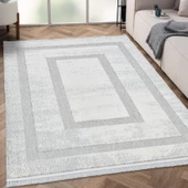 Trinket Serisi Krem Yumuşak Bukle Dekoratif Kilim T223A - 1