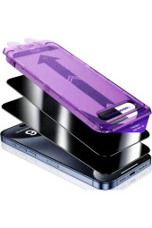 İphone 13 Hayalet Cam Ekran Koruyucu Tam Kaplayan Otomatik Hizalamalı Toz Önleyici Hd Iphone - 1