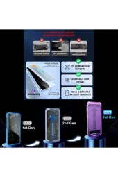 İphone 11 Hayalet Cam Ekran Koruyucu Tam Kaplayan Otomatik Hizalamalı Toz Önleyici Hd Iphone - 3