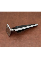 Wings Krom Siyah Mobilya Koltuk Ayağı Chester Komidin Tv Ünitesi Vestiyer Ayağı 21 Cm 1 Adet thumbnail 5