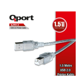 Qport Q-Pr1_5 Qport Q-Pr1.5 Usb 2.0 1.5 Metre Printer Kablosu - 1
