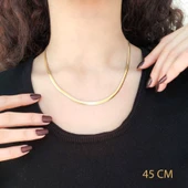 Çelik İtalyan Zincir Altın Kaplama 3 MM ZN-135 - 3