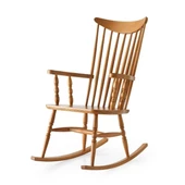 Asedia Teksas Naturel Sallanan Sandalye  Cilalı-Minderli thumbnail 1