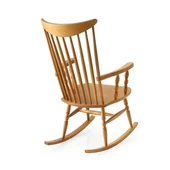 Asedia Teksas Naturel Sallanan Sandalye  Cilalı-Minderli thumbnail 2