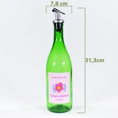 Anneler Günü Konseptli Hediyelik Yağdanlık Sosluk Sirkelik 750 ml Akıtıcılı Çimen Yeşili - 2