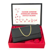 Anneler Günü  Carlino  Cüzdan İtalyan Çelik Zincir Kolye Hediye Seti - 1