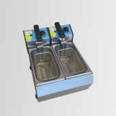 Midinoks 5+5 lt Elektrikli Fritöz Çiftli Kapaklı - 1