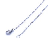 Çelik Zincir 316L İşlemeli İnce Figaro Model - ZN-219 thumbnail 3