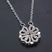 Çelik Kolye, Yonca Kolye, Paslanmaz Çelik Kadın Kolye KLY-395 thumbnail 4