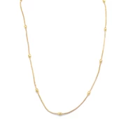 Çelik Zincir Altın Kaplama Dorika Toplu Model 1 MM - ZN-250 thumbnail 5