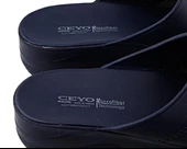 Ceyo 9926  Anatomik Lacivert Kadın Sabo Terlik thumbnail 4