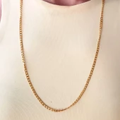 Çelik Zincir Altın Kaplama 2.5 MM Figaro Model ZN-157 thumbnail 2