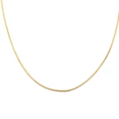 Çelik Zincir Altın Kaplama Oval Kesim 1 MM ZN-301 thumbnail 4